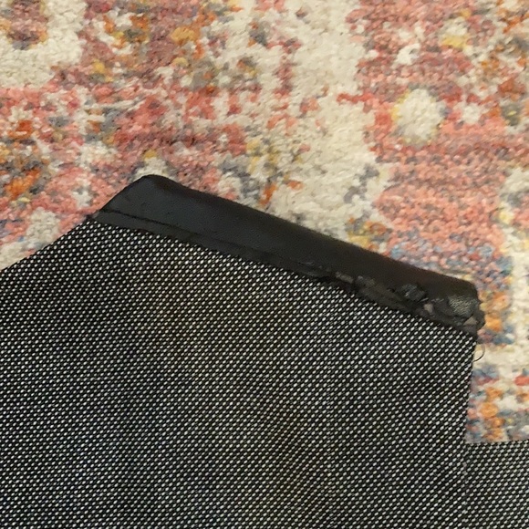 Elie Tahari Sheath Dress with Leather Accents - Picture 6 of 7